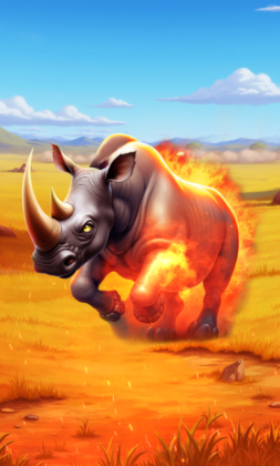 Blazing Rhino - Hold & Hit